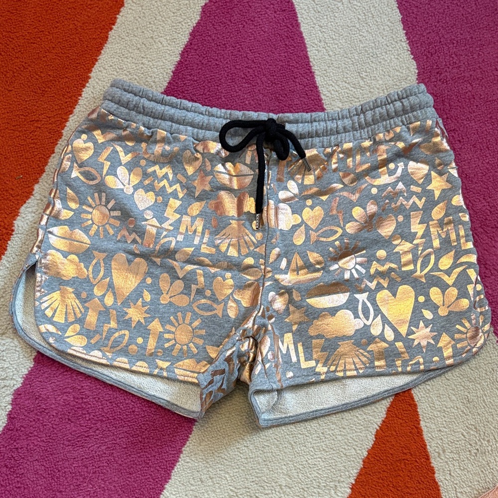 Markus Lupfer Gray Shorts with Rose Gold L